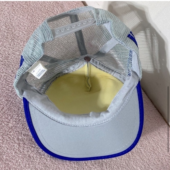 Vintage Grey Blue Lloyd’s &. Frank’s Backhoe Athabasca Mesh Back Trucker Hat - Picture 6 of 11